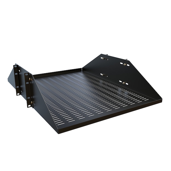 Hammond 3U 19W 19D VENT BATTERY SHELF DNRMV1924BK1 - main